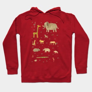 African Animals Hoodie